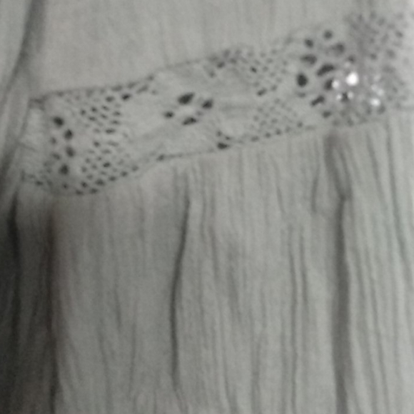 Mini Olive Green Gauze Style Dress Aeropostale - Picture 6 of 14